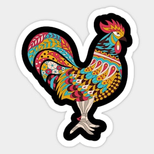 rooster funny gift Sticker